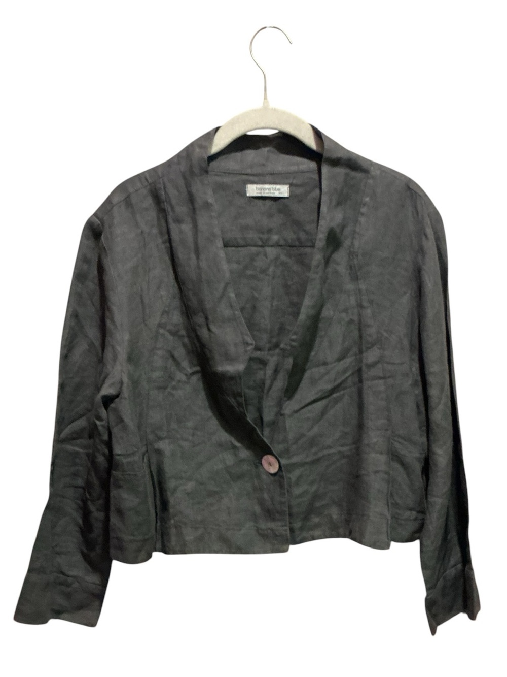 Banana Blue Vintage 100% Linen Black Blazer/ jacket
Made in Australia